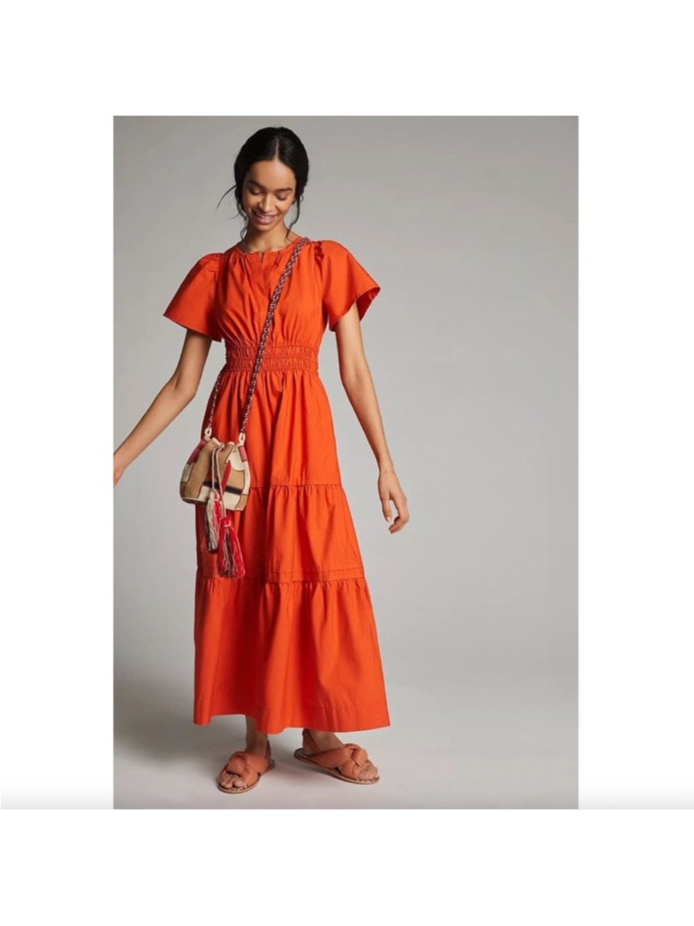 Anthropologie Maeve Somerset Maxi Dress S